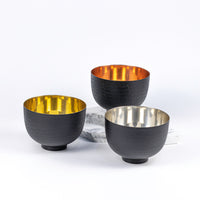 Load image into Gallery viewer, Candle Bowl Silver Black
