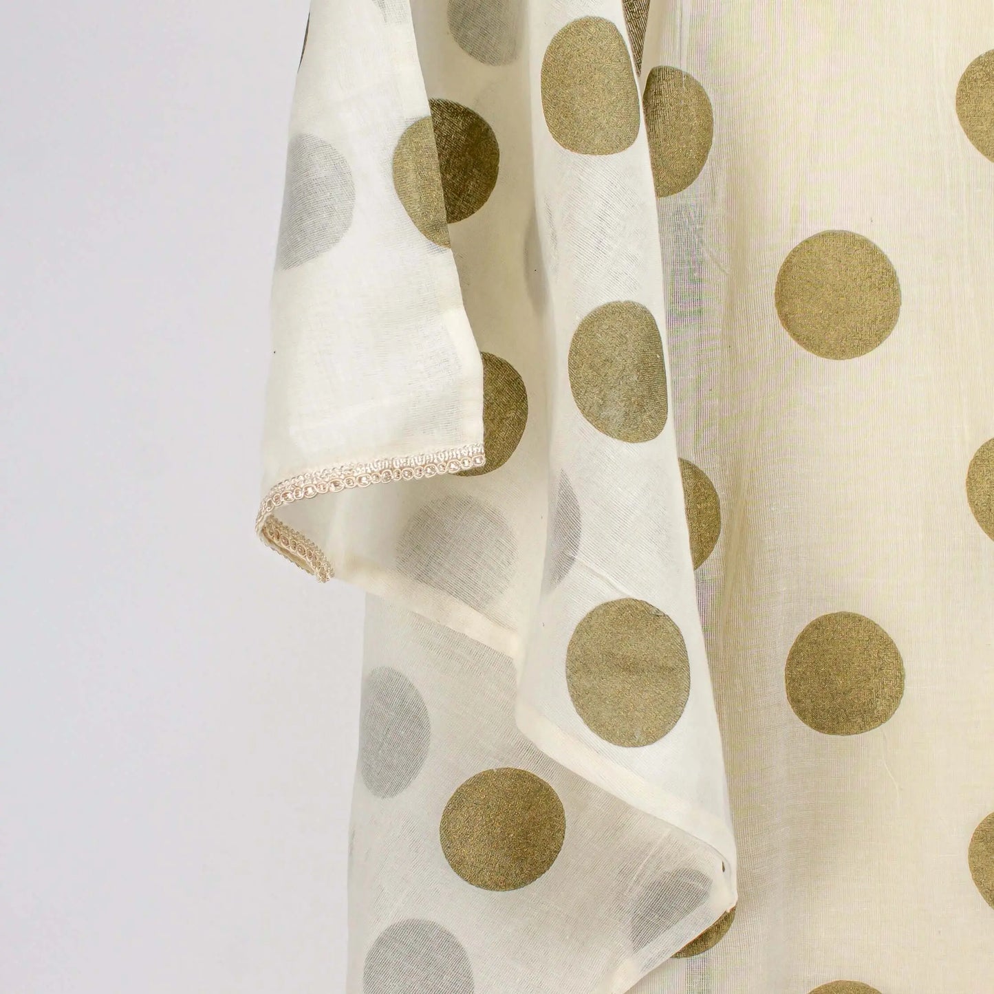 Dress Ivory with Gold Circles - Pieces SA