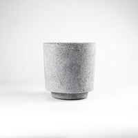 Load image into Gallery viewer, Flowerpot Dark Grey Polystone Small
