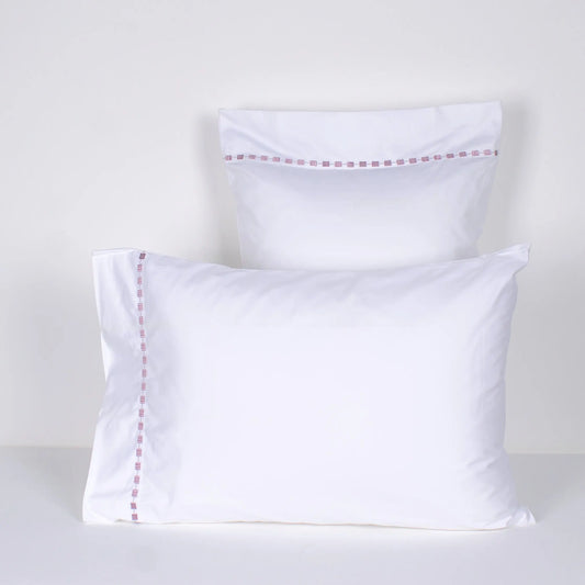 Kassatex White Lavender Pillowcase Set - Pieces SA