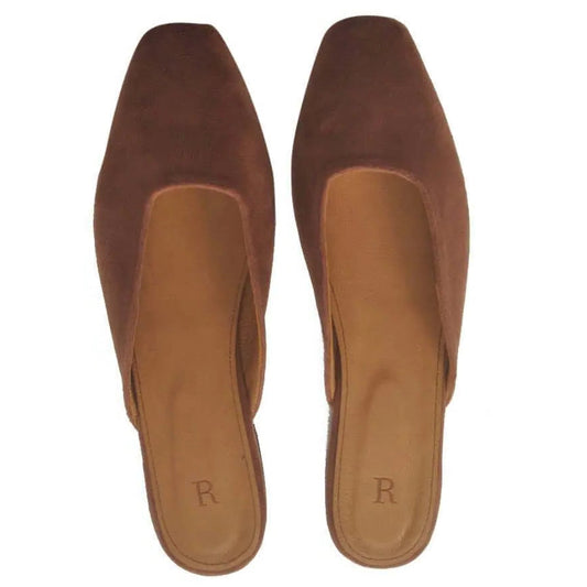 Nude square mule - Pieces SA