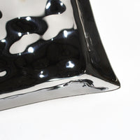 Load image into Gallery viewer, Hammered Silver Snacks Platter Set
