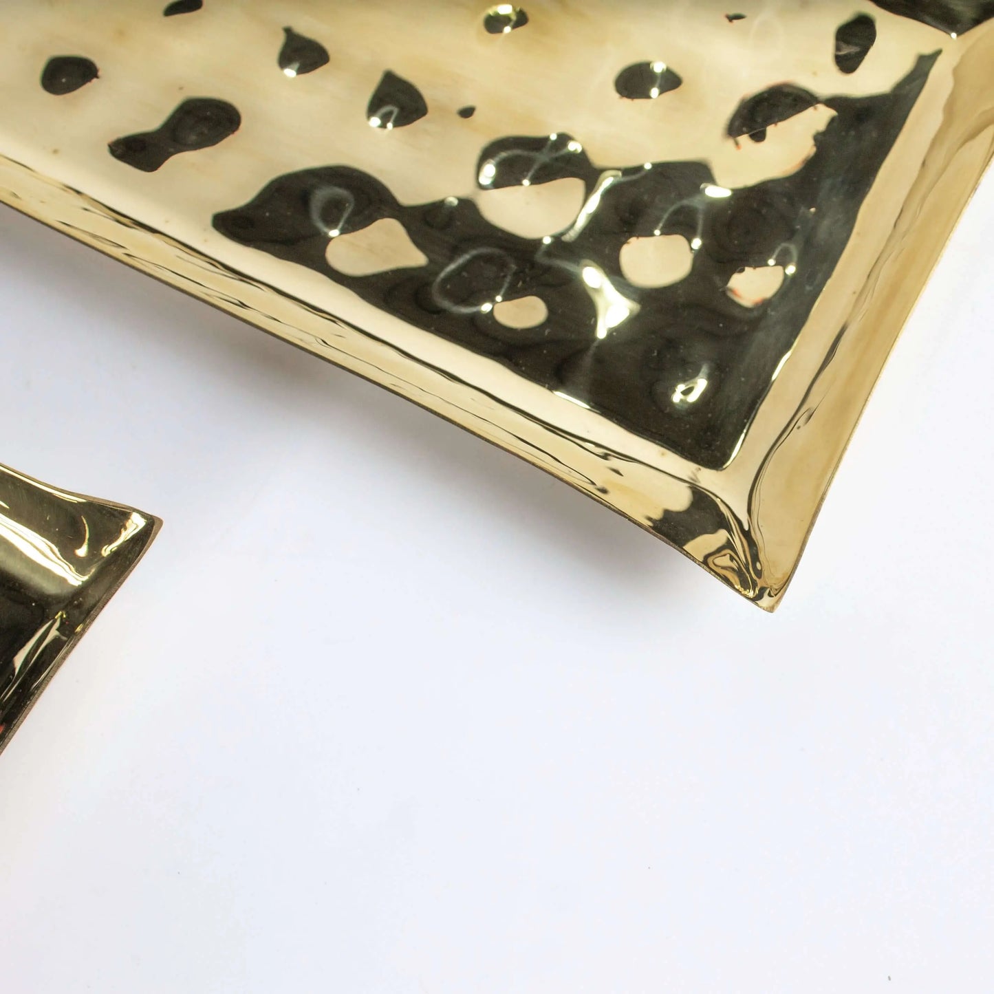 Hammered Gold Serving Trays Set - Pieces SA