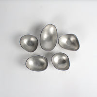 Load image into Gallery viewer, Set of Bowls Organic Shapes Silver
