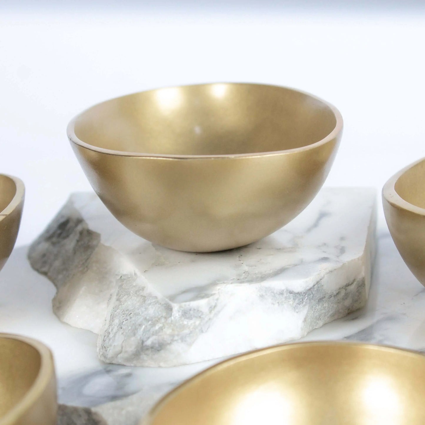 Set of Bowls Organic Shapes Gold - Pieces SA