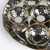Load image into Gallery viewer, Molten Metal Thali and Bowls Set
