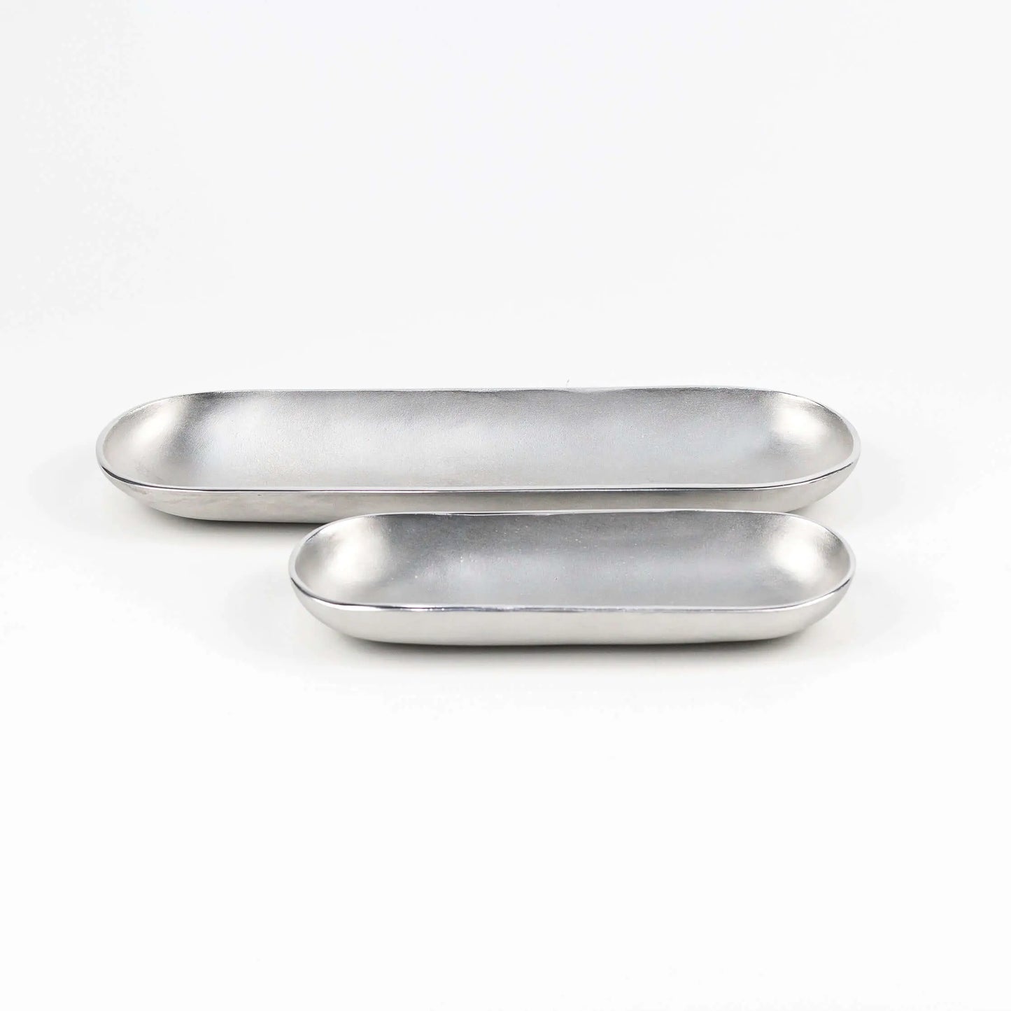 Long Platter Oval Set Silver - Pieces SA