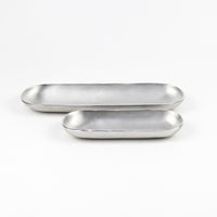 Load image into Gallery viewer, Tray Long Oval Silver Set
