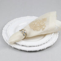 Load image into Gallery viewer, Napkin Ring Dots Online Silver

