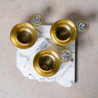 Load image into Gallery viewer, Bowl Brass with Ichani Round Medium

