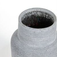 Load image into Gallery viewer, Vase Dark Grey Polystone
