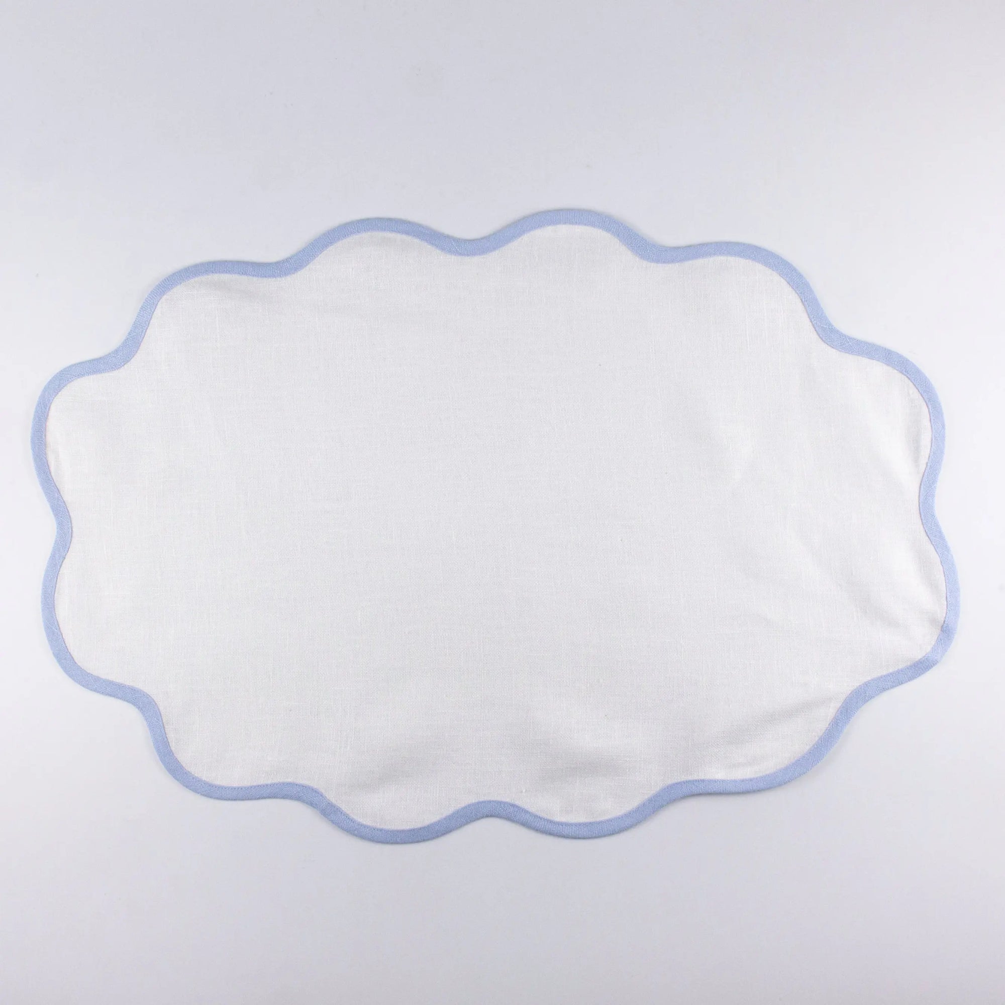 Scallop Mat-Set of 4-Ice Blue - Pieces SA