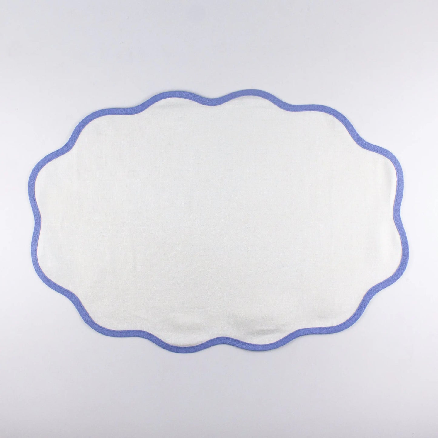 Scallop Mat-Set of 4-Sky Blue - Pieces SA